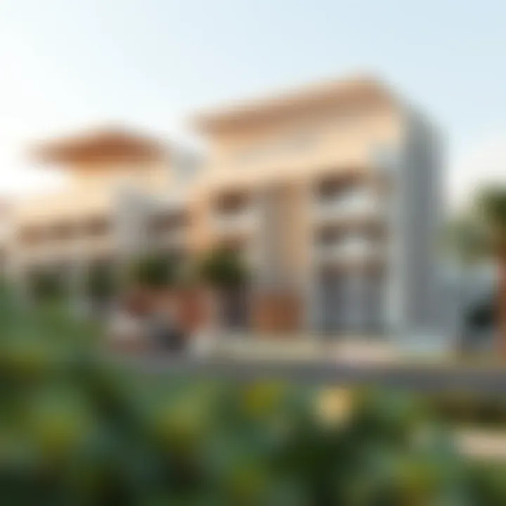 Luxury Living at Jubail Island Architectural rendering of a luxury residential project in Jubail Island.
