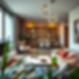 A modern apartment symbolizing cohabitation in the UAE