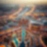 Aerial view of Madinat Al Riyadh showcasing its urban layout