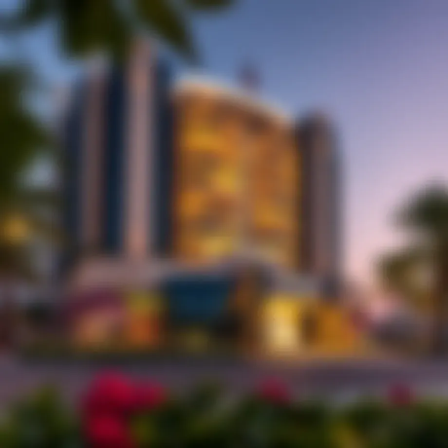 Luxurious exterior view of Millennium Al Barsha