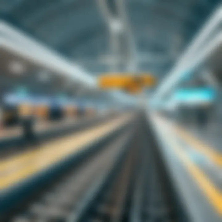 Connectivity Network of Muraqqabat Metro Station Map highlighting the connectivity of Muraqqabat Metro Station with other districts