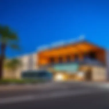 Modern Architecture of Muraqqabat Metro Station Exterior view of Muraqqabat Metro Station showcasing modern architecture