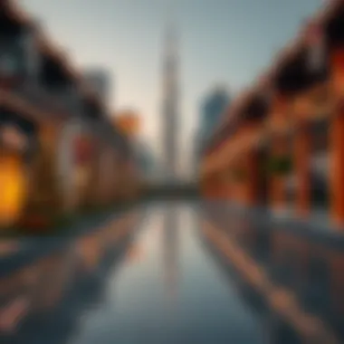A picturesque view of Dubai during holiday season