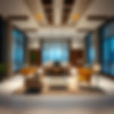Luxurious office interiors highlighting contemporary design and functionality