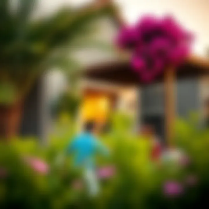 Vibrant Surroundings of Burjuman Family enjoying the vibrant surroundings of Burjuman