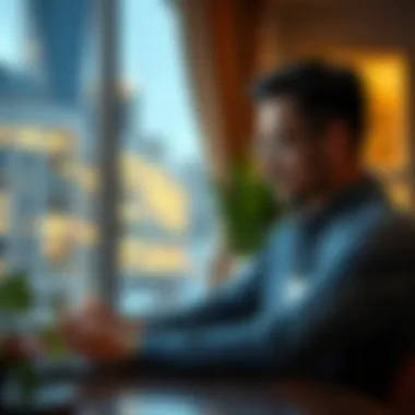 An individual reviewing job listings on a laptop