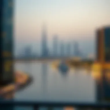 Dubai Skyline Views from Kensington Waters Stunning views of the Dubai skyline from Kensington Waters