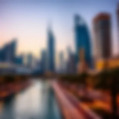 Stunning skyline of Dubai showcasing modern architecture