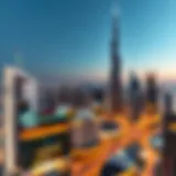 Stunning skyline view of Dubai's luxury real estate