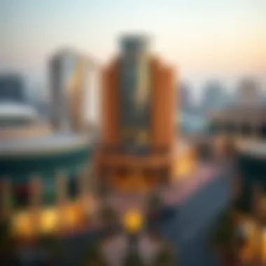 Overview of the surrounding real estate developments