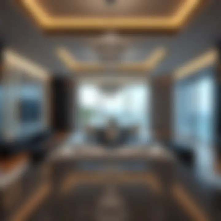 Interior Elegance at One Palm Jumeirah Luxurious interior design of a residence at One Palm Jumeirah