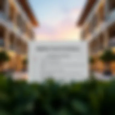 A checklist outlining eligibility criteria for Dubai residency