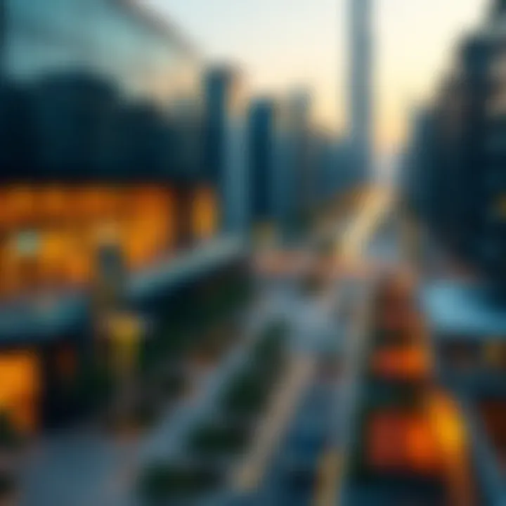 Graph illustrating market trends in Dubai real estate sector