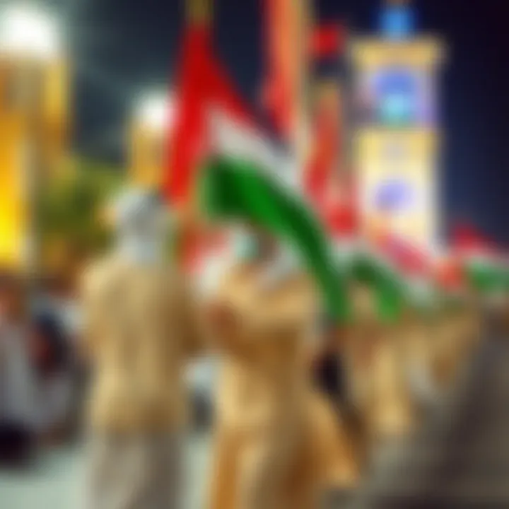 National Day Festivities in Dubai Traditional Emirati festivities during National Day