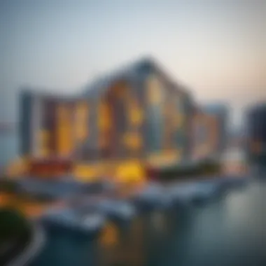 Architectural Excellence of Radisson Blu Marina Dubai Stunning view of Radisson Blu Marina Dubai's architectural design