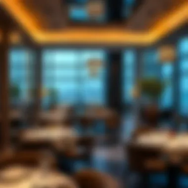 Culinary Delights at Radisson Blu Marina Dubai Elegant dining area showcasing culinary offerings