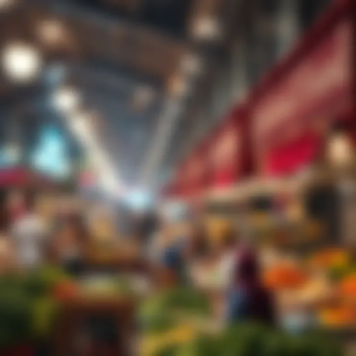 Overview of Dubai's vibrant food market scene