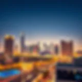 Panoramic view of Royal Regency Business Bay skyline