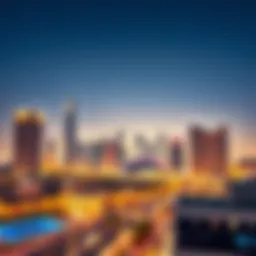 Panoramic view of Royal Regency Business Bay skyline