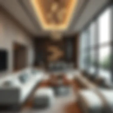 Modern Design in Shobha Dubai Residences Luxurious interiors of a Shobha Dubai residence reflecting modern design