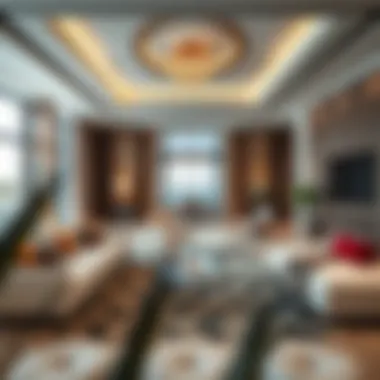 Opulent Interiors of Sobha Seahaven Luxurious interior space of a Sobha Seahaven residence