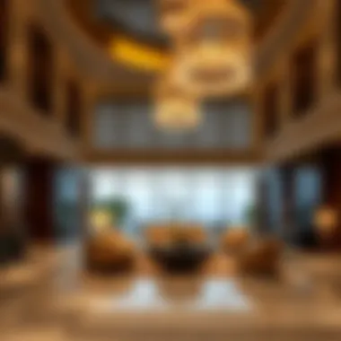 Interior design showcasing the Al Hamd Building's luxury