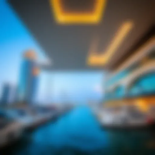 Stunning view of The Point Marina showcasing its exquisite architecture
