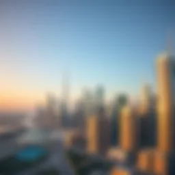 Dubai skyline showcasing real estate developments