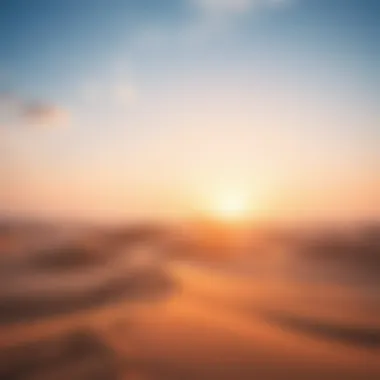 Ras Al Khaimah Desert: Nature's Majestic Beauty Beautiful landscape of the desert in Ras Al Khaimah