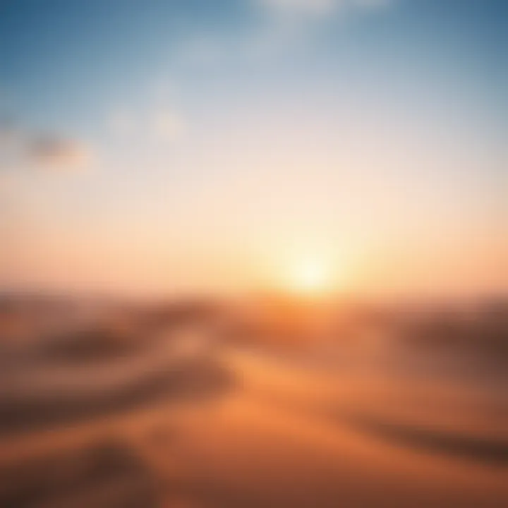 Ras Al Khaimah Desert: Nature's Majestic Beauty Beautiful landscape of the desert in Ras Al Khaimah