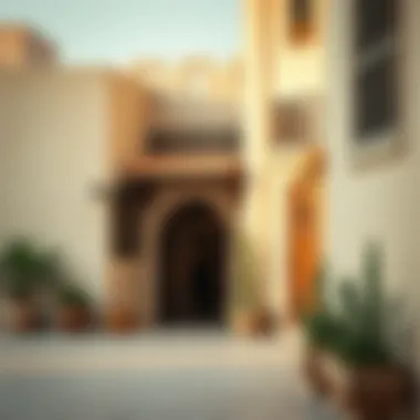 Traditional architecture reflecting Dubai's heritage