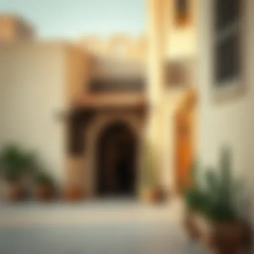 Traditional architecture reflecting Dubai's heritage