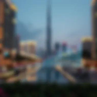 Graph depicting the real estate market trends in Dubai