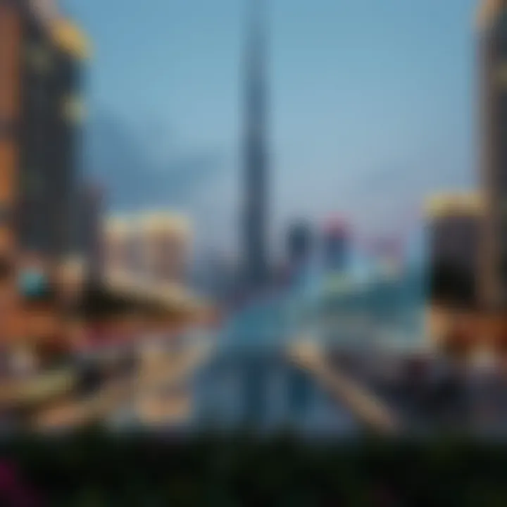 Graph depicting the real estate market trends in Dubai