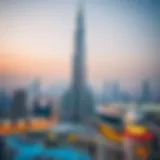 Overview of Burj Khalifa showcasing its grandeur