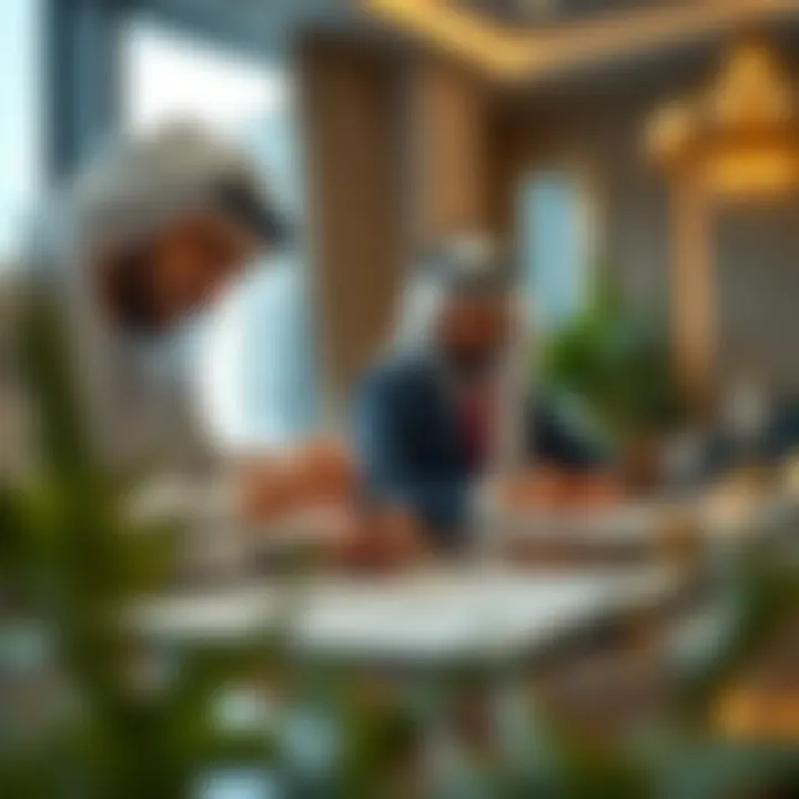 Signing a Tenancy Contract in the UAE Real estate contract signing