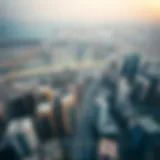 Aerial view of Dubai's iconic skyline showcasing a mix of modern and traditional architecture