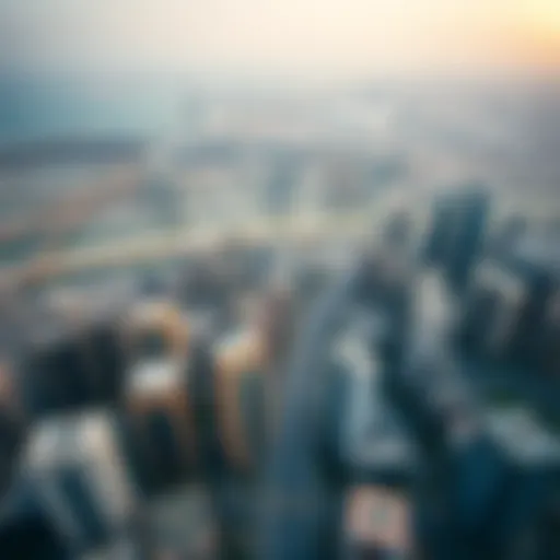 Aerial view of Dubai's iconic skyline showcasing a mix of modern and traditional architecture