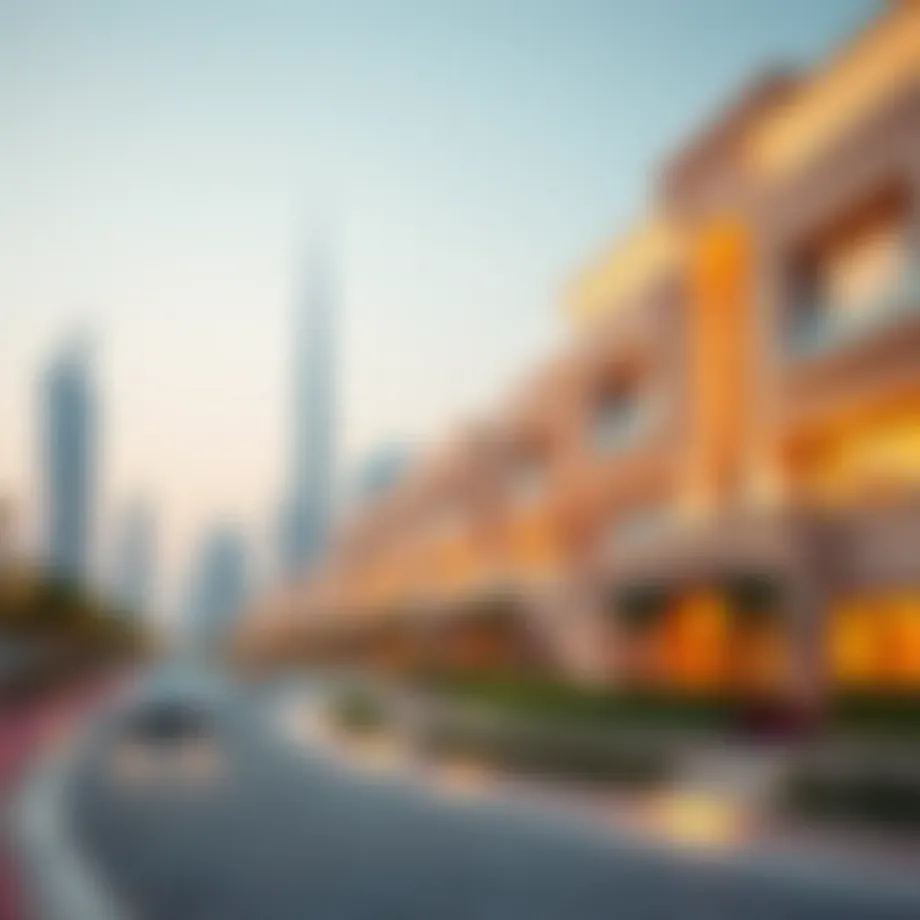 Dubai skyline showcasing luxury properties