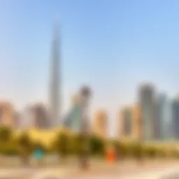 Dubai skyline showcasing real estate development