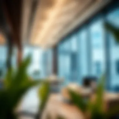 A Contemporary Real Estate Office Real estate office interior with modern design