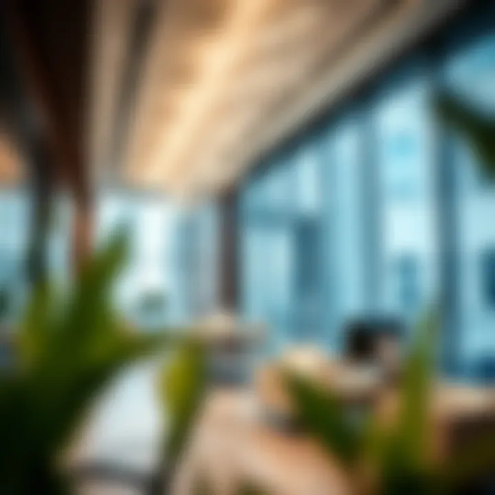 A Contemporary Real Estate Office Real estate office interior with modern design