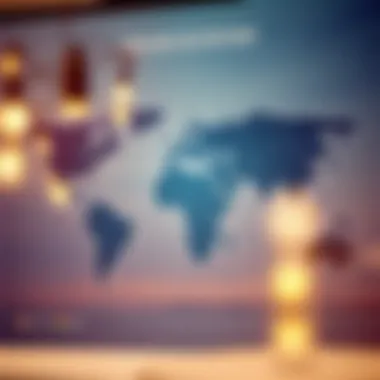 Map highlighting countries allowing visa-free entry for UAE residence visa holders