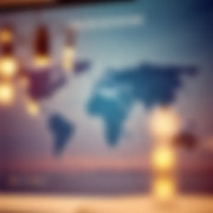 Map highlighting countries allowing visa-free entry for UAE residence visa holders
