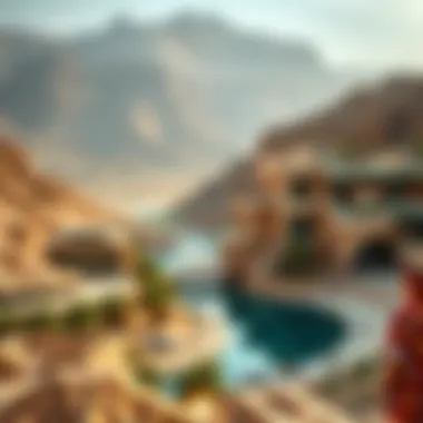 Infographic on demographics and economic factors of Wadi Al Safa