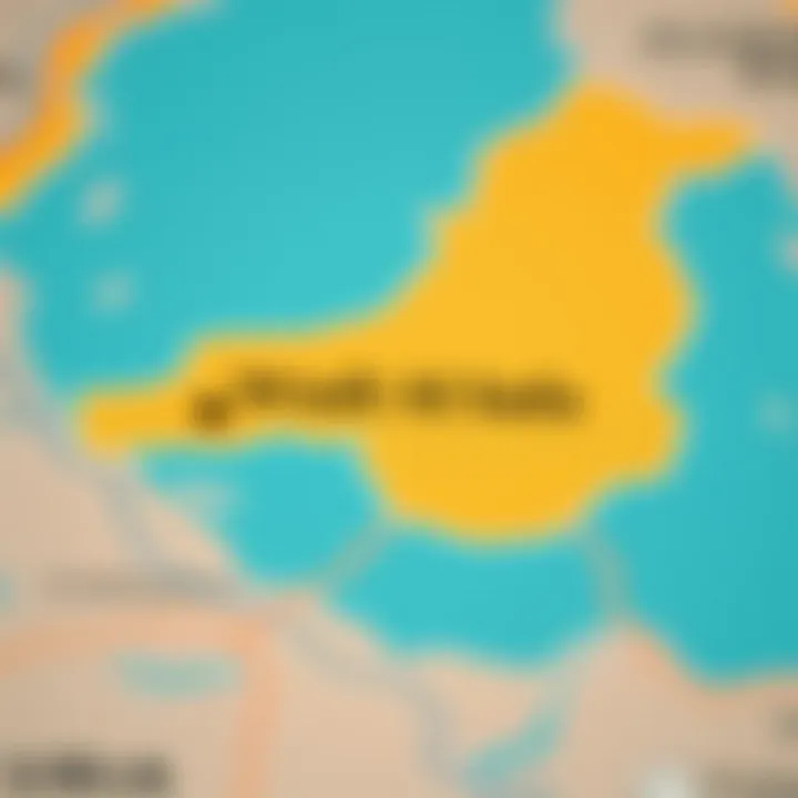 Map highlighting Wadi Al Safa's location within Dubai