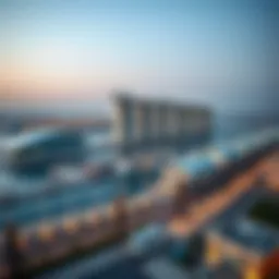 Panoramic view of Wasl Port showcasing modern architecture