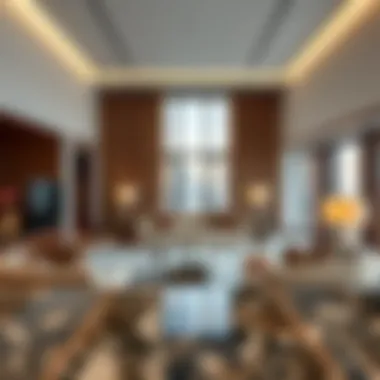 Luxurious Interior Spaces of West Bay Tower Interior design of a luxury apartment in West Bay Tower