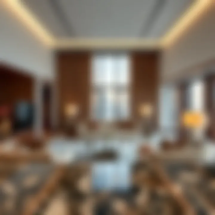 Luxurious Interior Spaces of West Bay Tower Interior design of a luxury apartment in West Bay Tower