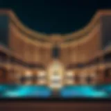 Stunning exterior view of the Yas Viceroy Hotel
